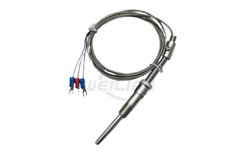 端面壓簧pt100鉑電阻溫度傳感器