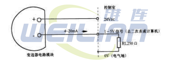 一體化溫度傳感器兩線制三線制接法 上海松江維連電子