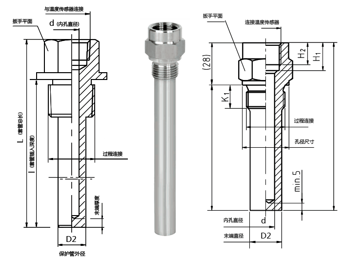 溫度傳感器套管 維連溫度傳感器