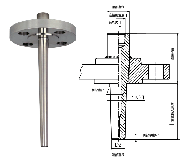 溫度傳感器套管 維連溫度傳感器