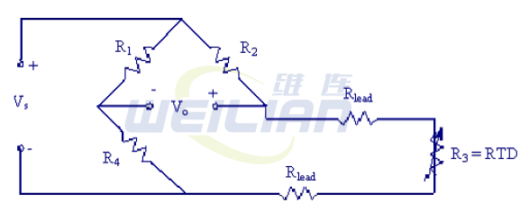 RTD 電橋電路操作 維連鉑電阻