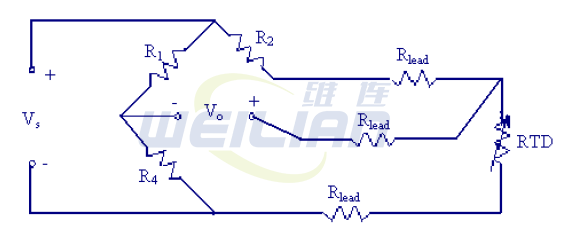 RTD 電橋電路操作 維連鉑電阻