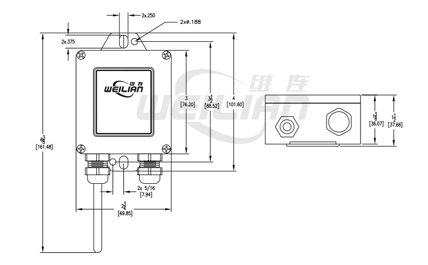 工業(yè)磁吸式pt100溫度傳感器 維連溫度傳感器