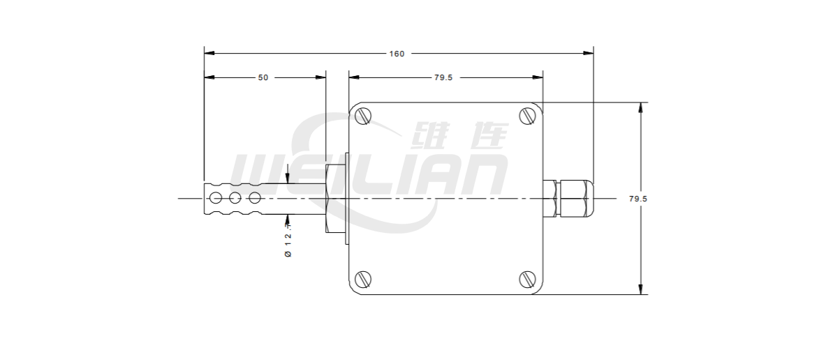 室外環(huán)境空氣測量pt100溫度傳感器 維連溫度傳感器