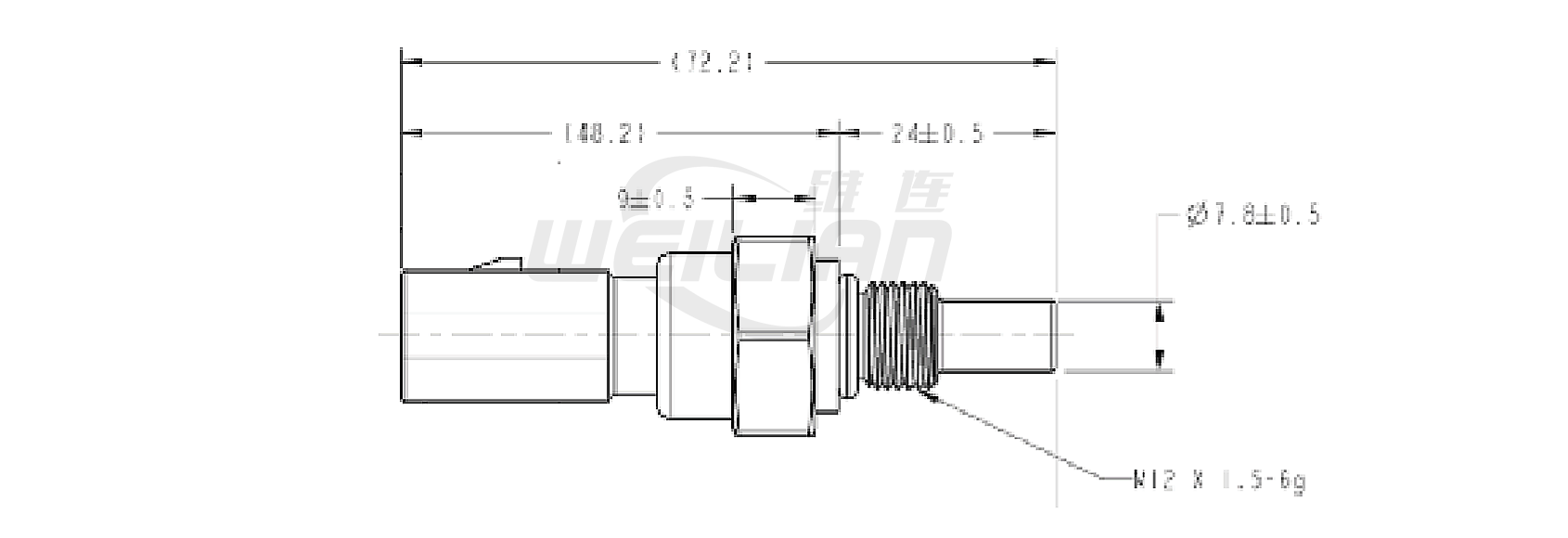 汽車發(fā)動(dòng)機(jī)燃油溫度pt100傳感器 維連溫度傳感器