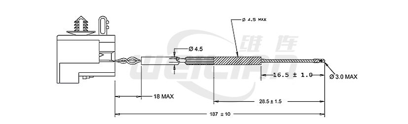 汽車發(fā)動(dòng)機(jī)氣缸蓋溫度傳感器 維連溫度傳感器